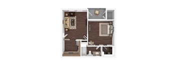 A1 Floor Plan, Valor at Harlingen, Harlingen, Texas