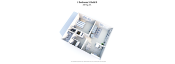 1 Bedroom 1 Bath  at Barkley Ridge Apartments, Southgate