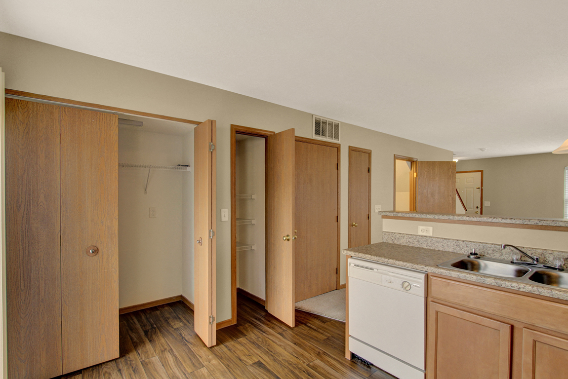 Townhome Washer/Dryer Connections and Pantry at Brookfield Village Apartments, Ohio, 43123