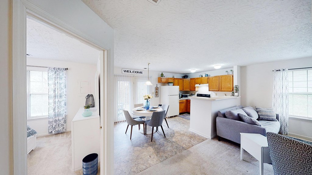 Living And Kitchen at Aberdine Place, Georgetown, KY