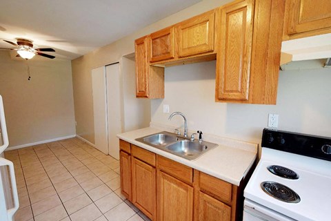 Sink With Faucet at Crown Court Apartments, Florence, KY