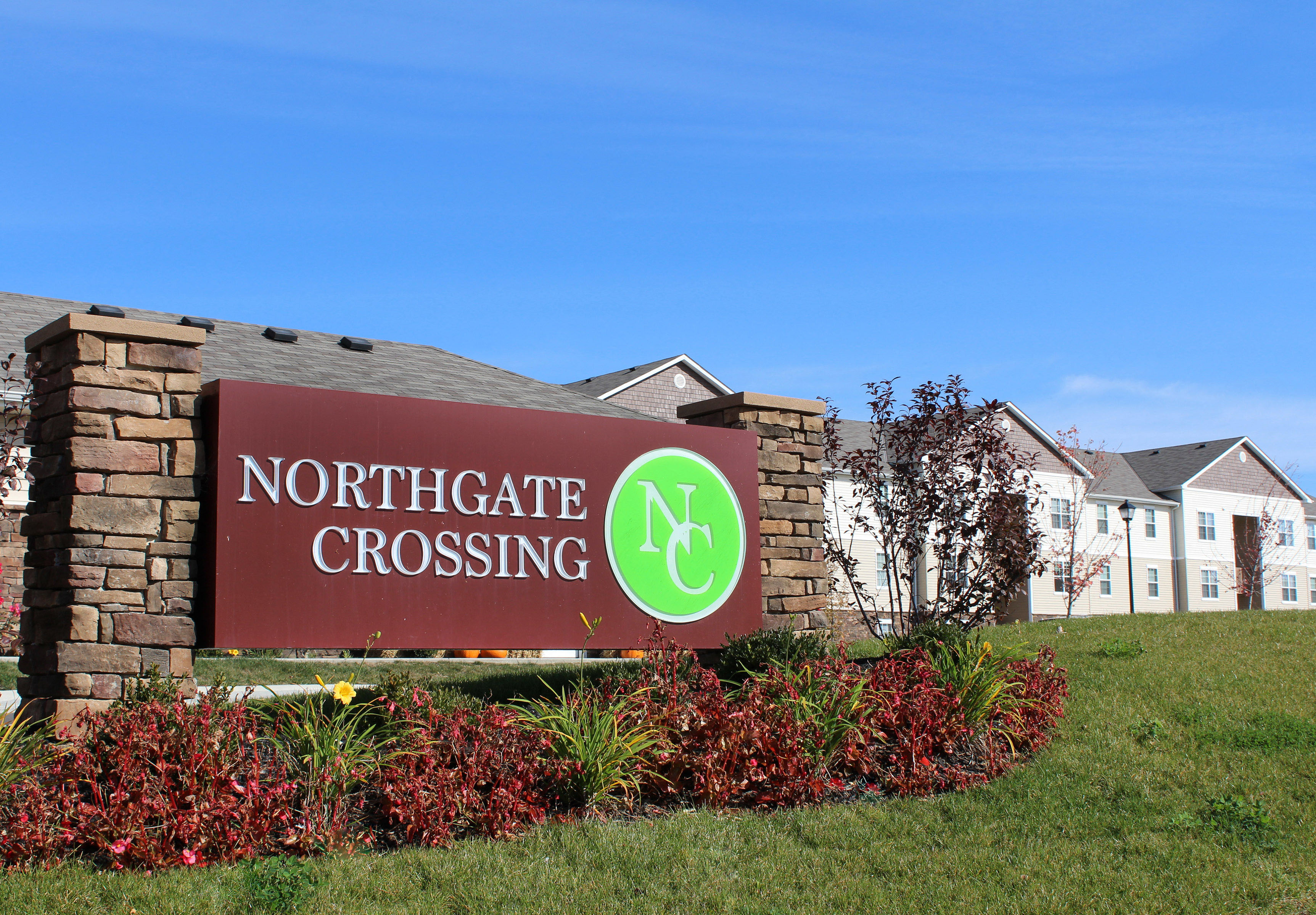 Sign at Residences at Northgate Crossing in Columbus, OH