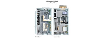 a floor plan of a house with a bedroom and a bathroom