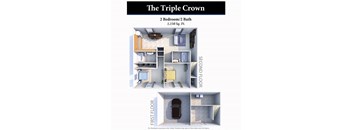 Triple Crown Floor Plan at Hartland Place, Lexington, 40517