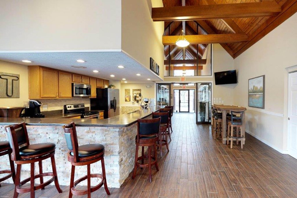 Wooden floor at Deercross Apartments, Cincinnati