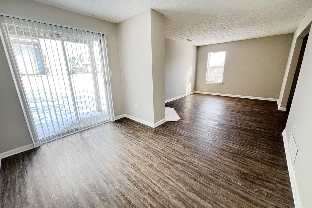 Room with window and balcony at 450 on Keeneland Apartments, Richmond