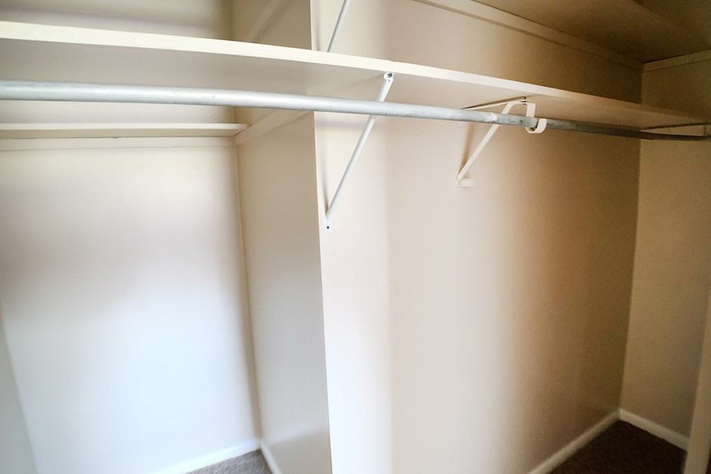 Closet space at Sharondale Woods Apartments, Ohio