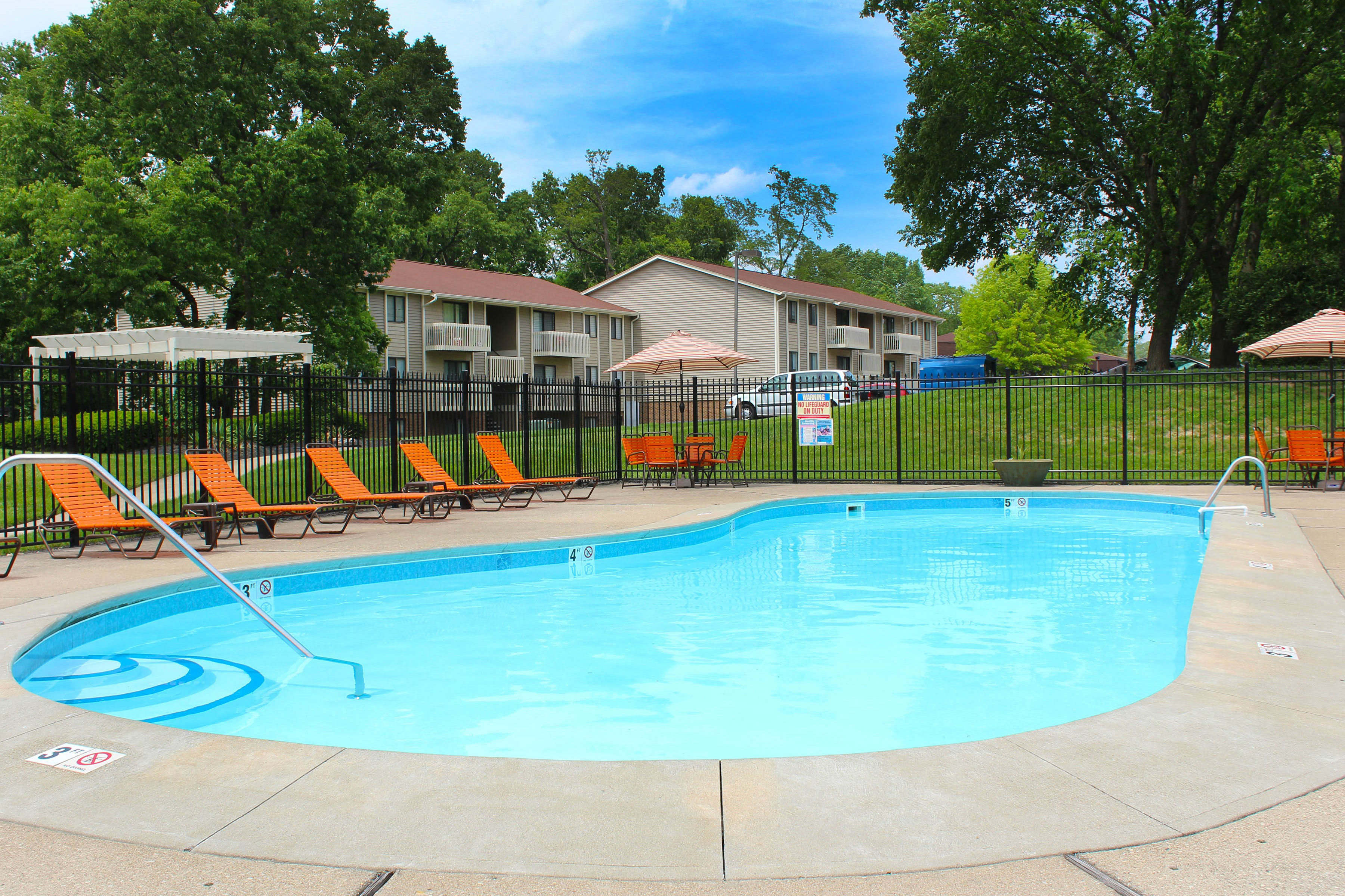 Glimmering Pool at Forest Creek Apartments, Middletown