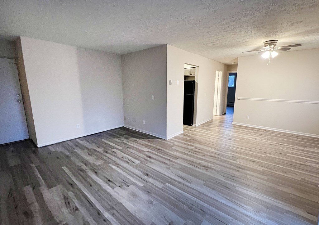 renovation of bedroom at Hunter Ridge Apartments, Cincinnati, Ohio