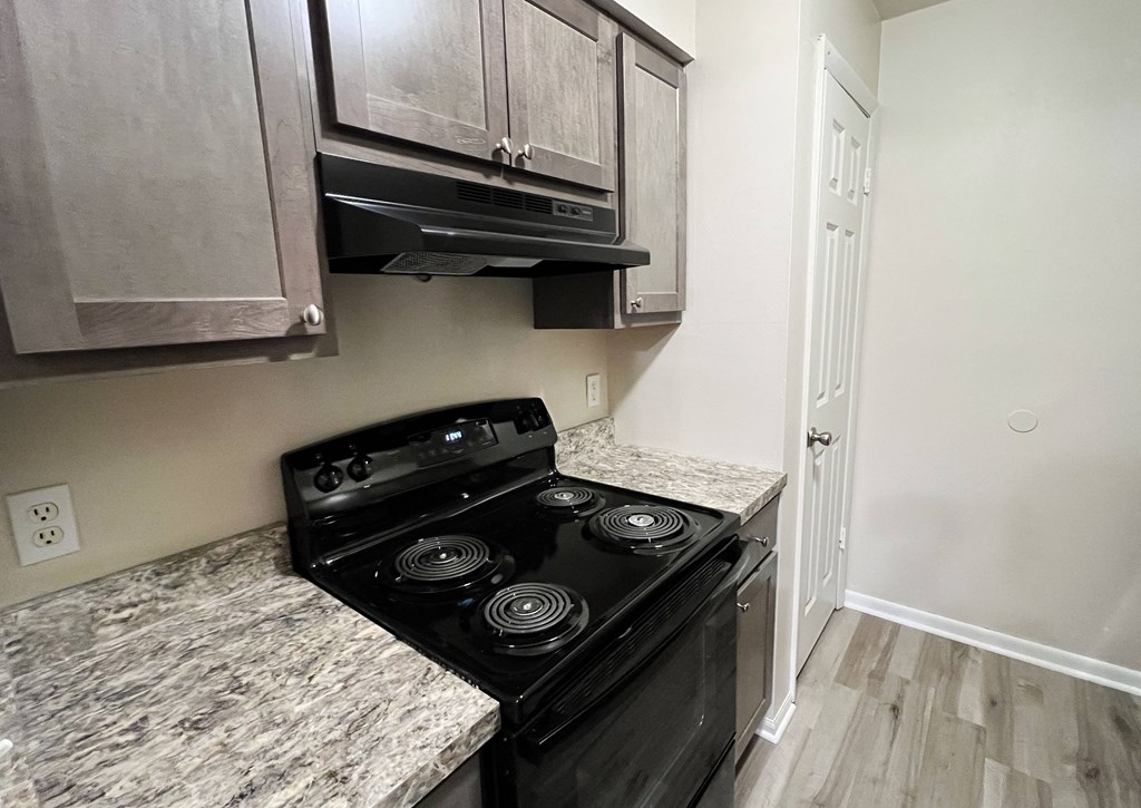 renovation of kitchen at Hunter Ridge Apartments, Ohio, 45244