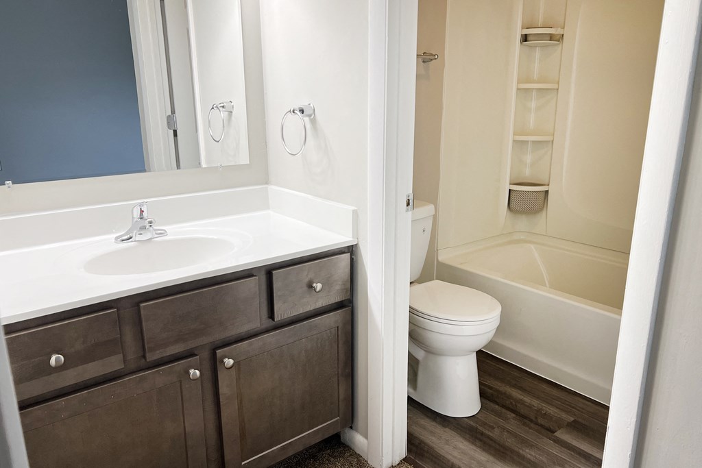 Bathroom renovated at Miamisburg by the Mall, Miamisburg, OH