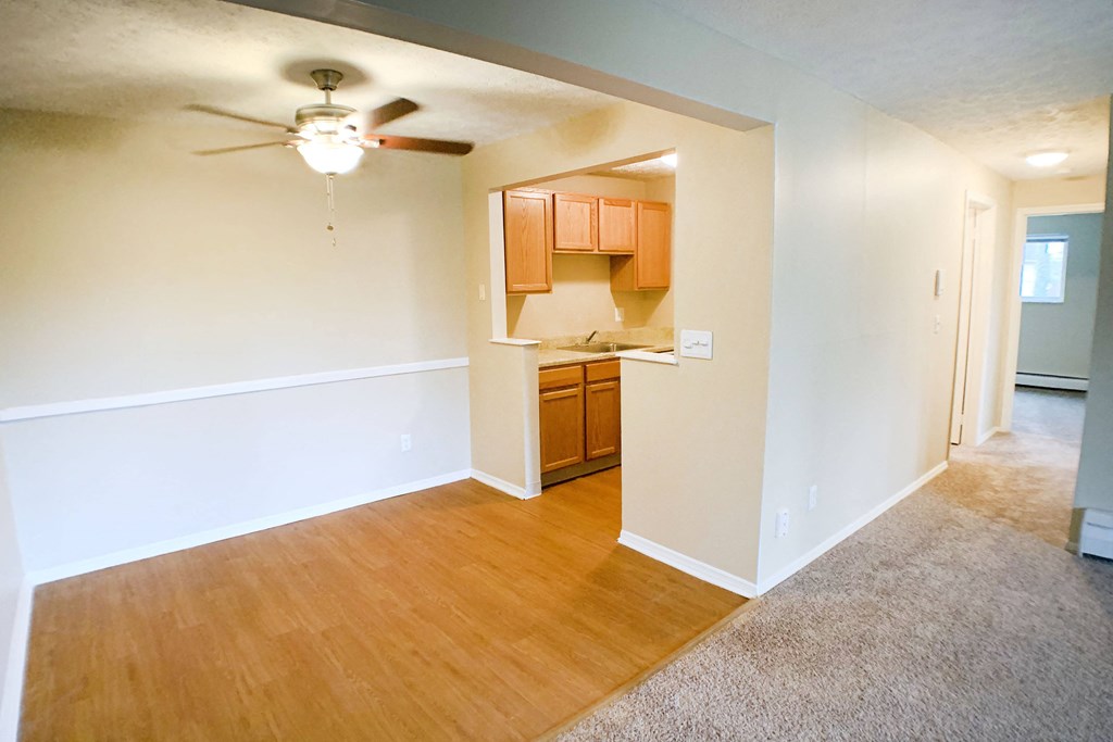 Kitchen And Hallway at Summit East - A Senior Community, Ohio