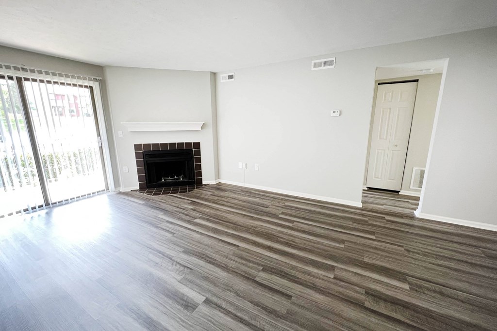 Fireplace at Deercross Apartments, Ohio