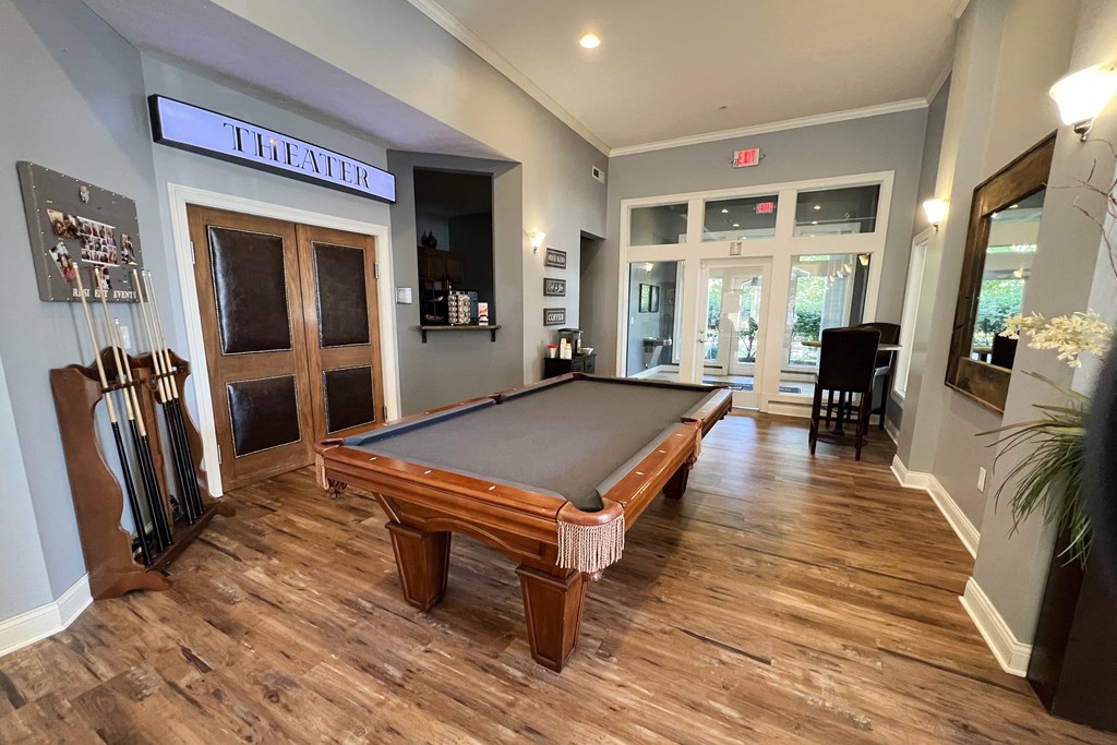 Clubhouse With Billiards Table at The Residences at Liberty Crossing, Columbus, Ohio