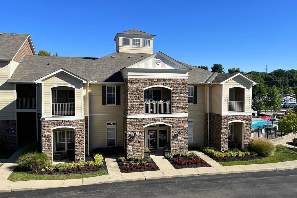 Aerial Exterior View at The Residences at Liberty Crossing, Columbus