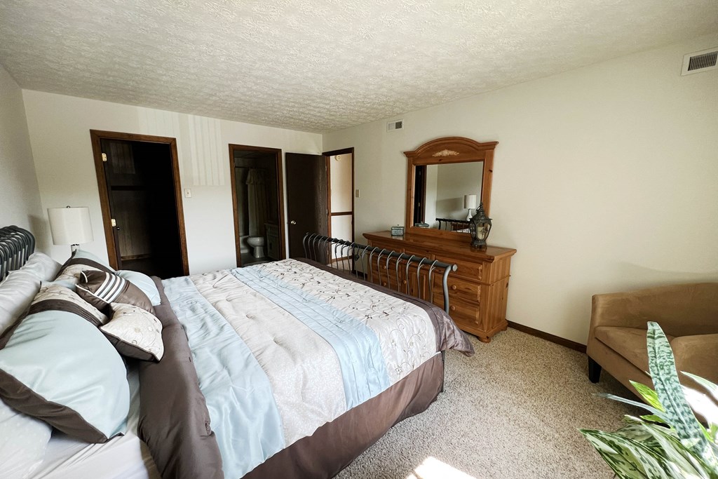Model Bedroom  at Crestbrook Apartments & Townhomes, Crescent Spring, KY