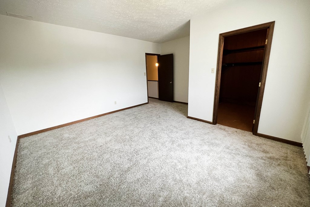 Lush Wall-To-Wall Carpeting In Bedrooms  at Crestbrook Apartments & Townhomes, Kentucky