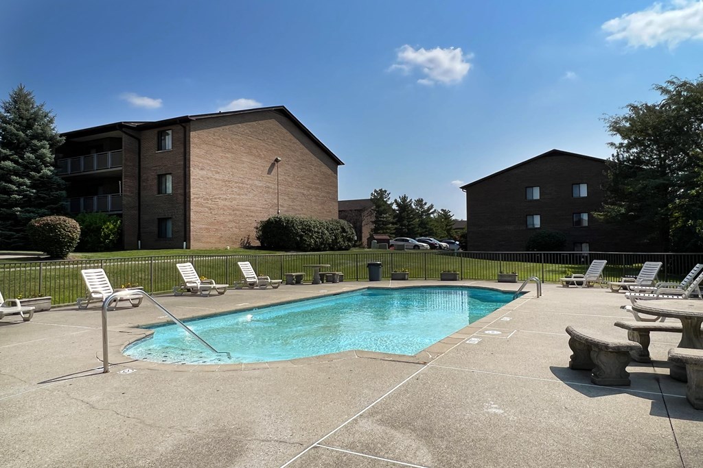 Pool With Sundecks at Colonial Village, Crescent Springs, KY, 41017