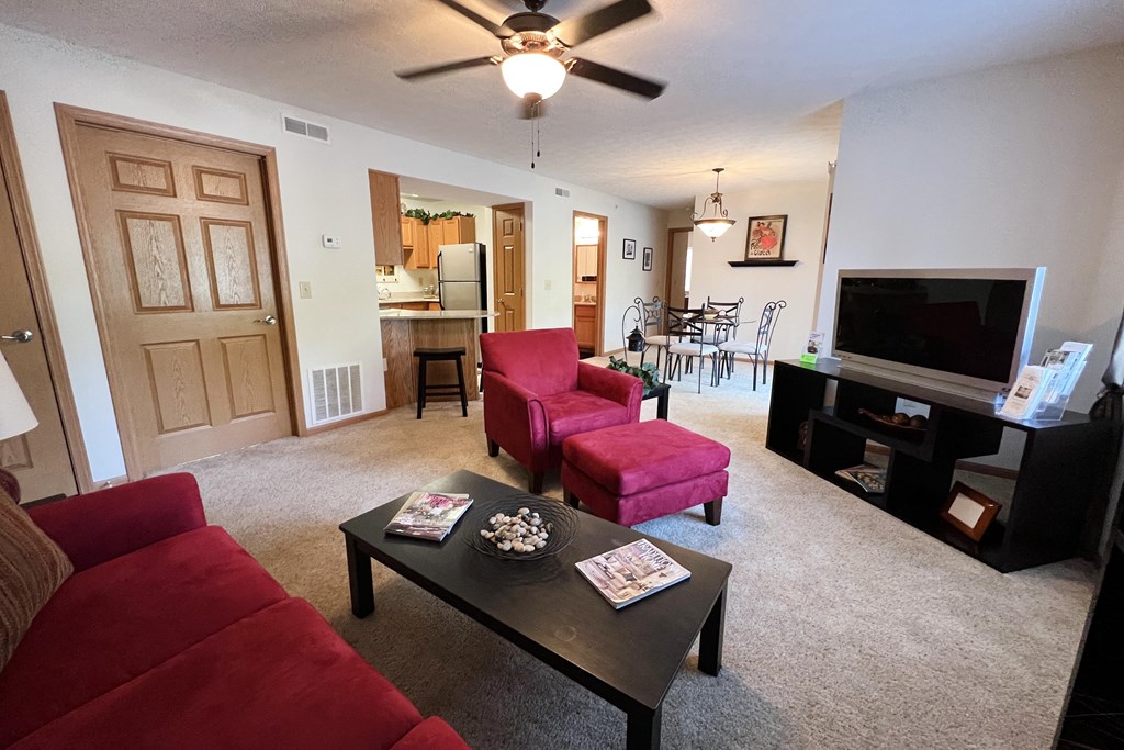 Modern Living Room at Walton Ridge Apartments, Walton, KY, 41094