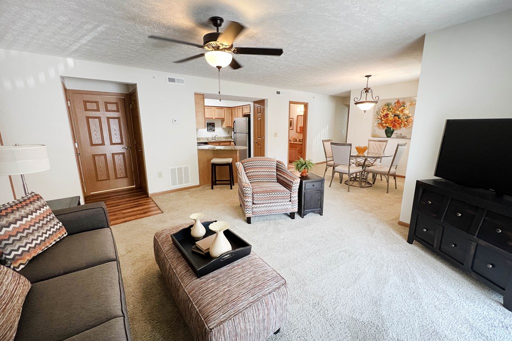 Bedroom With Ceiling Fan at The Overlook at Ft. Thomas, Ft. Thomas, 41075