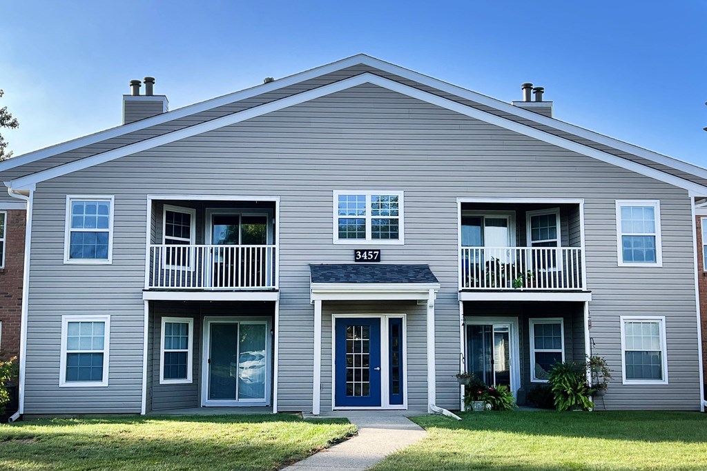 Backside Exterior View at Steeplechase Apartments, Loveland, OH