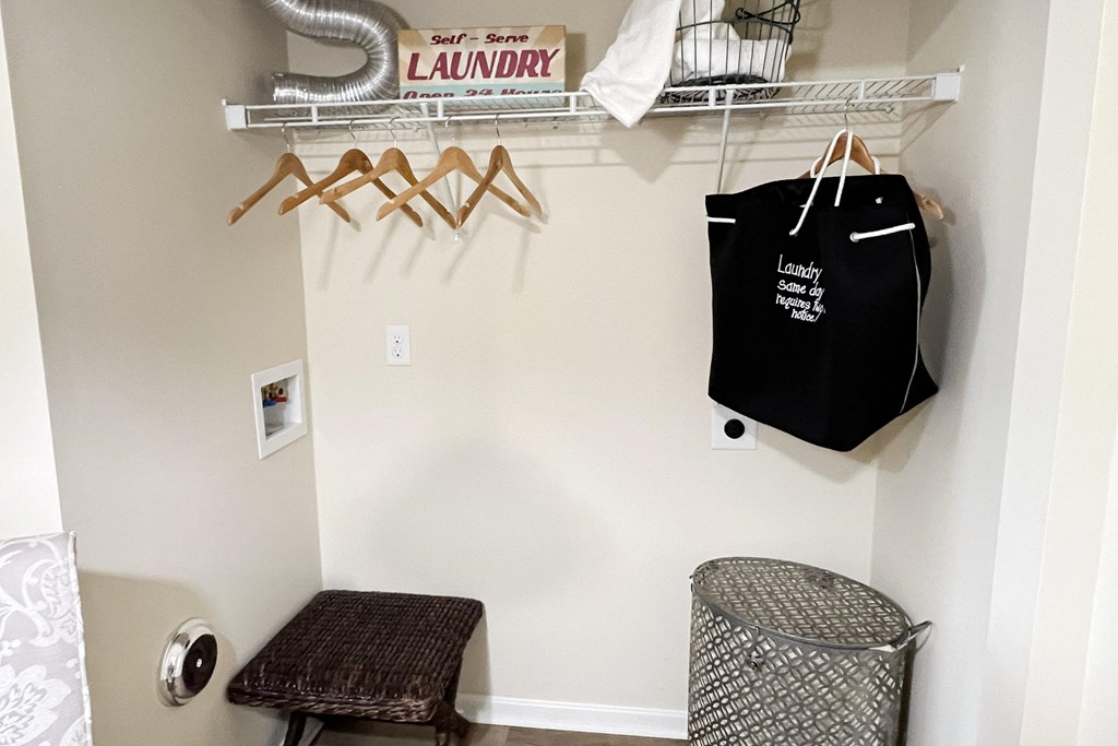 our laundry room is equipped with a washer and dryerat Residences at Northgate Crossing, Ohio, 43235
