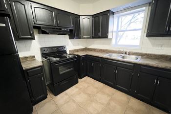 Cabinets in kitchen at Park Place, Kentucky, 40475