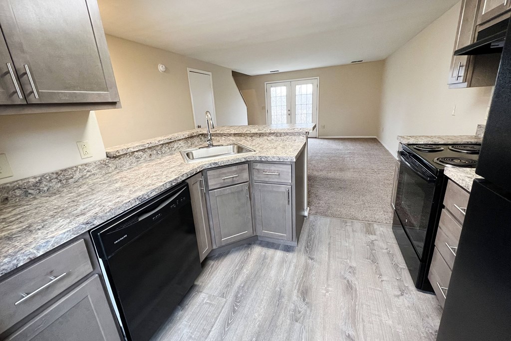 Elegant Backsplashes In Kitchen  at Woodhills Apartments, Ohio, 45449