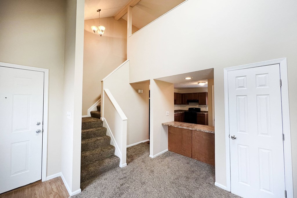 Living Area With Loft at The Villas at Kingswood, West Chester, OH, 45069