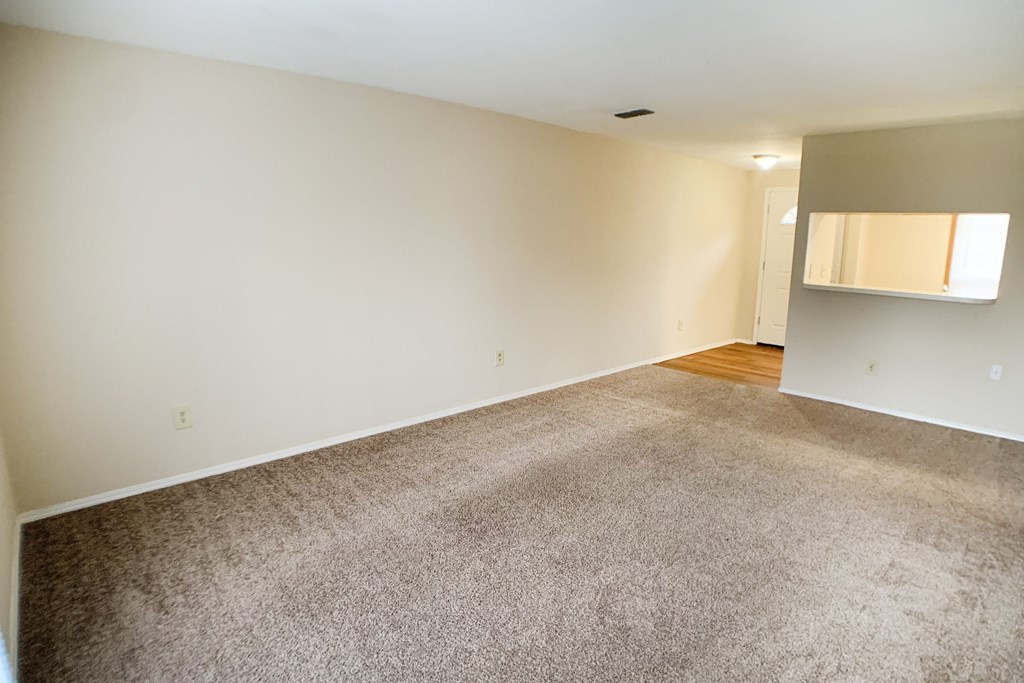 Living Area Carpeting at Woodhills Apartments, West Carrollton, OH