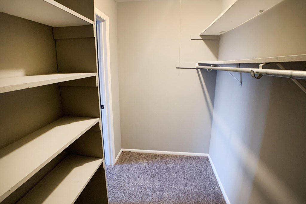 Crown Pointe Closet space at Crown Pointe Apartments, Covington