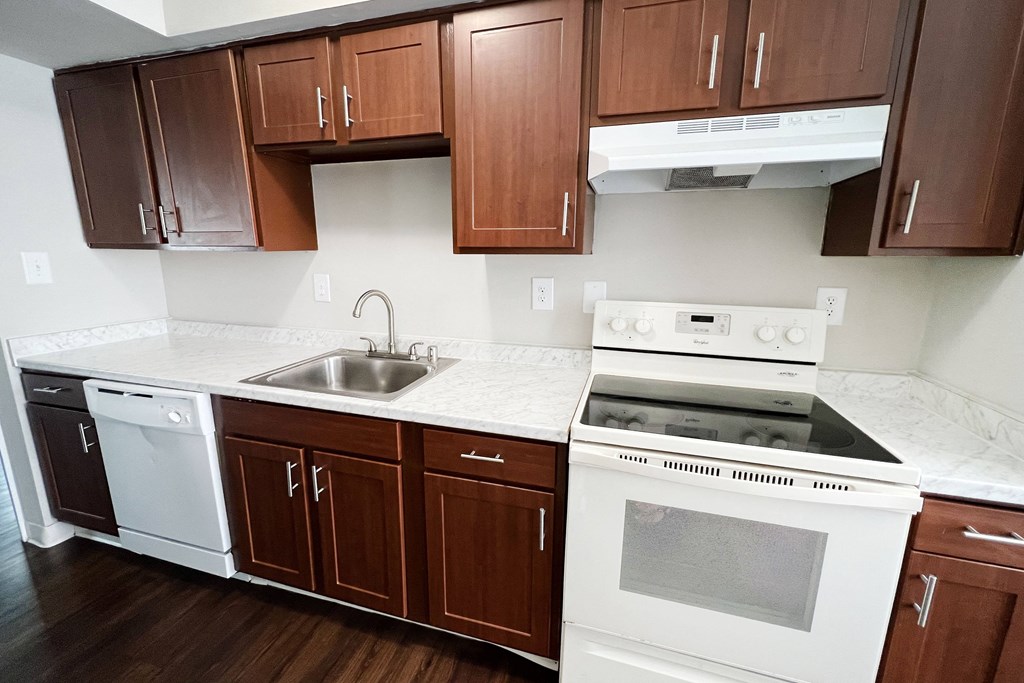a kitchen at the historic electric building in fort worth, tx at 450 on Keeneland, Richmond