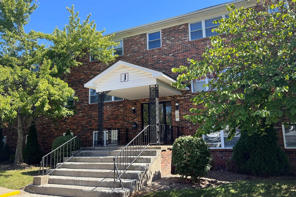 a brick building with stairs at Park Place, Richmond, KY