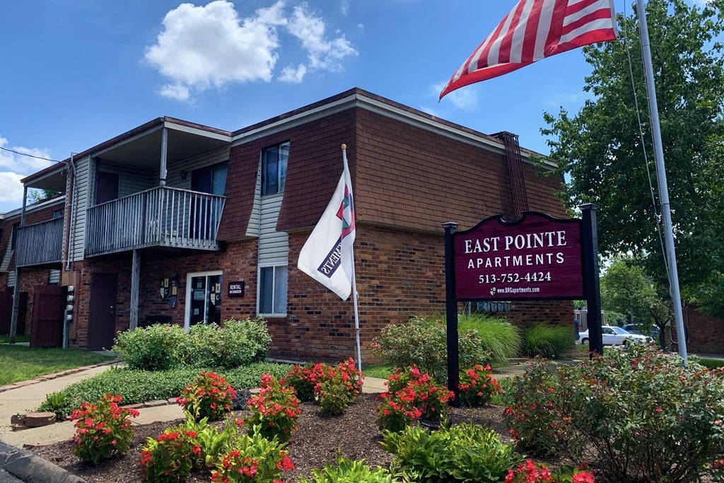 Property Signage at East Pointe Apartments, Cincinnati, 45245