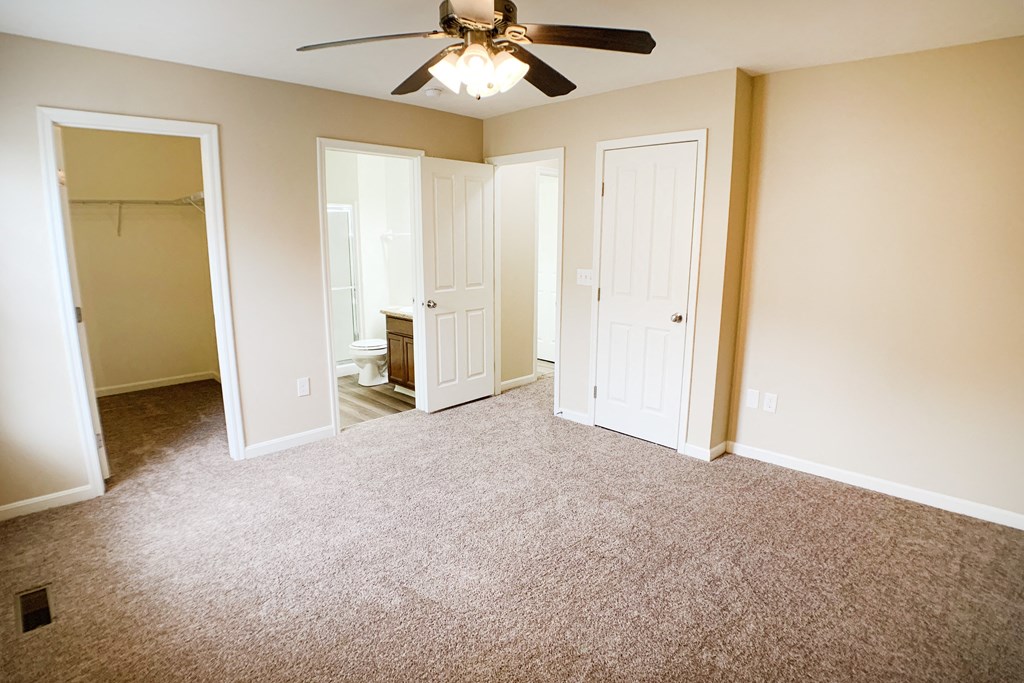 Carpeted Bedroom at The Residences at Liberty Crossing, Columbus