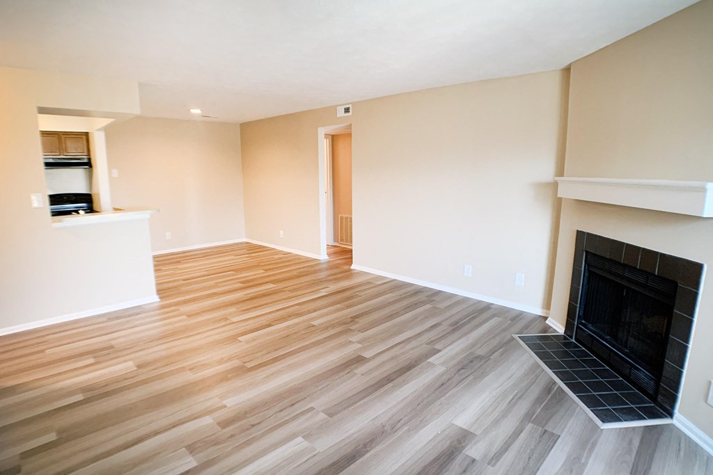 Fireplace Living at Steeplechase Apartments, Ohio