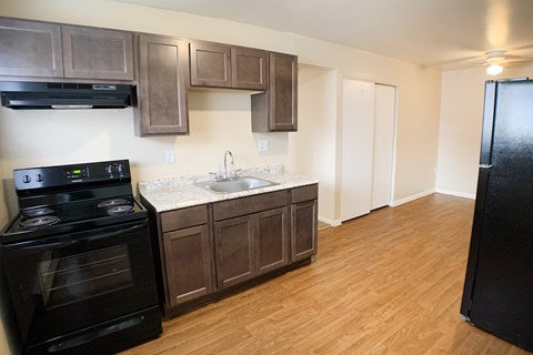 Open Concept Kitchen at Crown Court Apartments, Florence, Kentucky