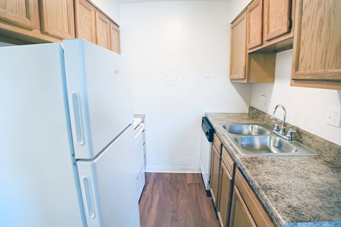 Furnished Kitchen  Balconies at Crown Crossing in Amelia, OH