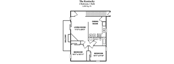 KY Floor Plan at 450 on Keeneland, Kentucky, 40475