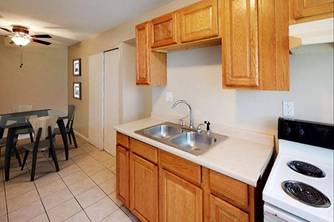 Kitchen at Crown Court Apartments, Florence, KY, 41042