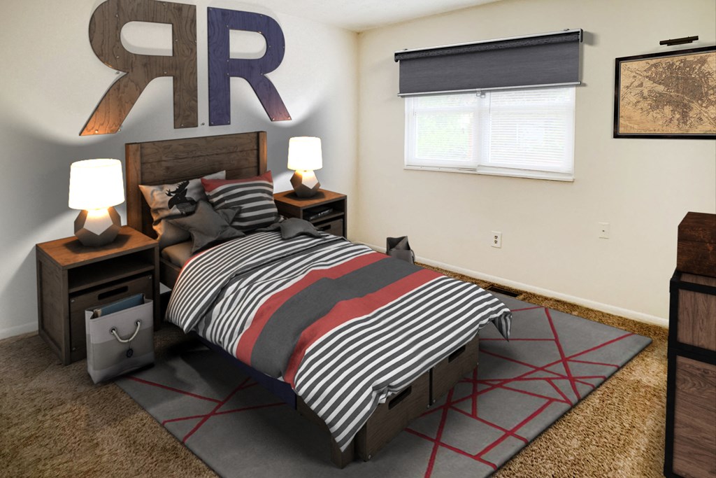 Gorgeous Bedroom at Revere Village Apartments, Centerville, OH, 45458