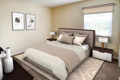 Virtual Bedroom at Crown Crossing Apartments, Amelia, OH