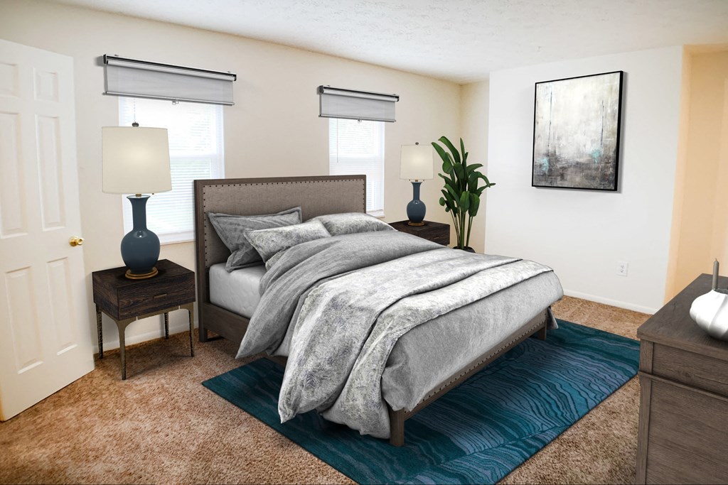 Master Bedroom  at Revere Village Apartments, Ohio, 45458