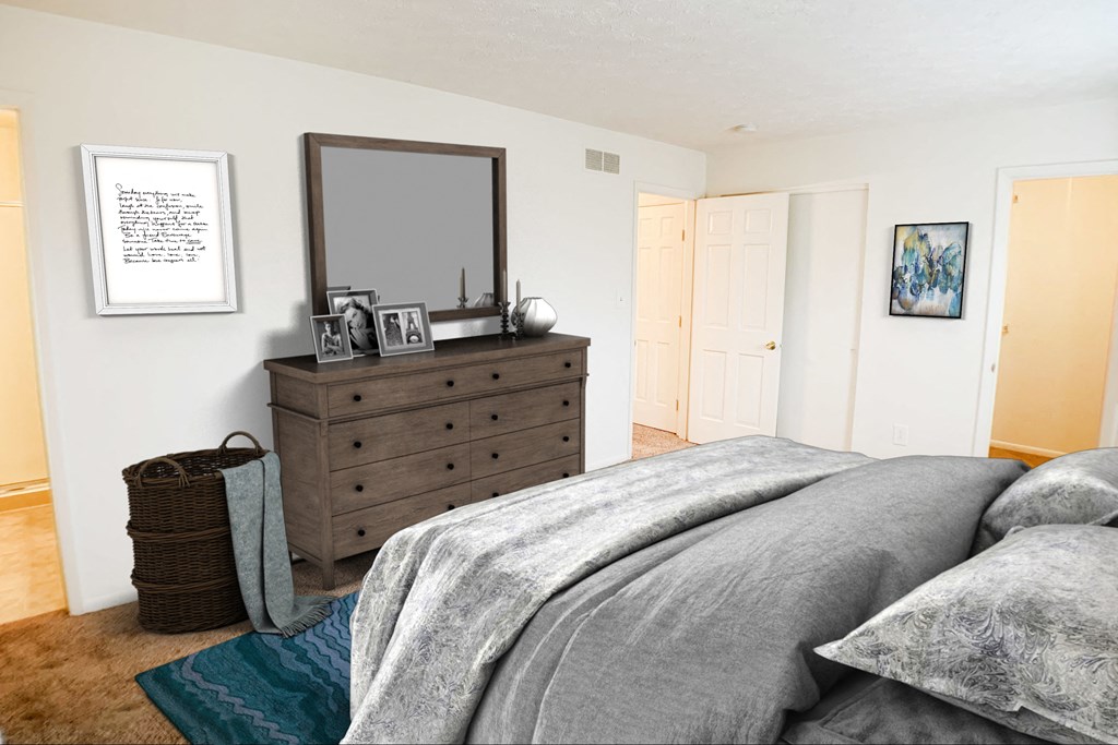 Comfortable Bedroom  at Revere Village Apartments, Ohio
