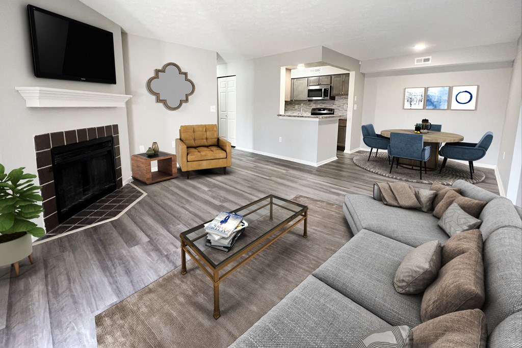 Virtual Model A 1074 SqFt  at Deercross Apartments, Cincinnati, OH, 45236