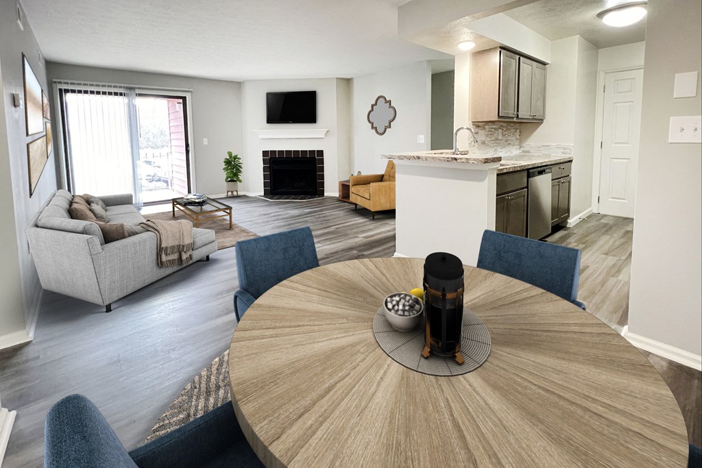 Virtual Model B 1074 SqFt at Deercross Apartments, Cincinnati