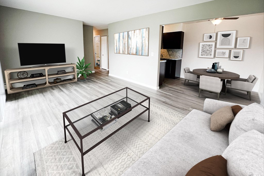 Renovated finishes at Crown Pointe Apartments, Covington, KY