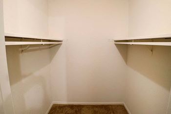 a walk in closet in a bedroom at Hunter Ridge Apartments, Cincinnati, OH, 45244