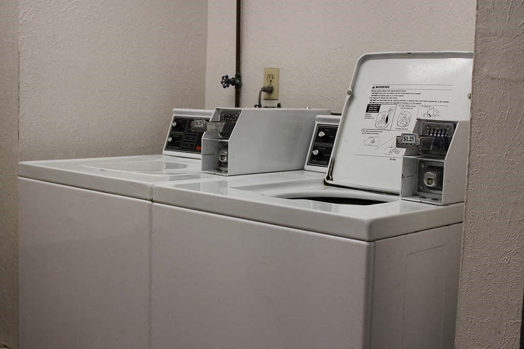 a washer and dryer sitting next to each other at Hunter Ridge Apartments, Cincinnati