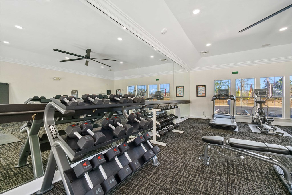 Fitness Center at Baldwin Farms Apartments, Robertsdale, AL, 36567